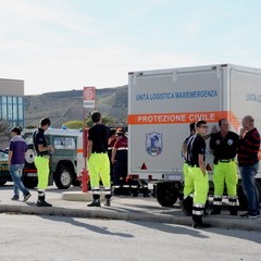 Inizio esercitazione Protezione Civile