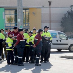 Inizio esercitazione Protezione Civile