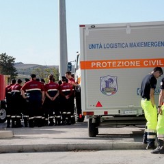 Inizio esercitazione Protezione Civile