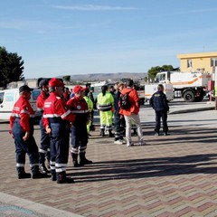 Inizio esercitazione Protezione Civile