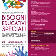 Locandina convegno "Bisogni educativi speciali"