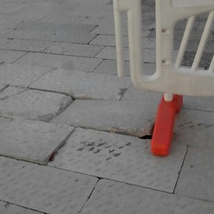 Basole divelte nel centro storico