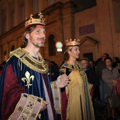 Incoronazione del re e della regina D'Angiò