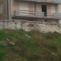 Muro crollato in via Giotto