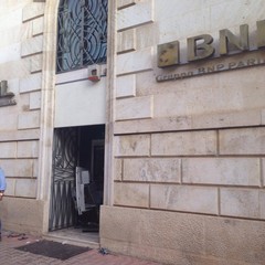 Assalto al Bancomat della BNL di via Federico Meninni