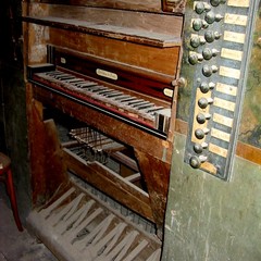 Consolle Organo prima del restauro chiesa del Purgatorio