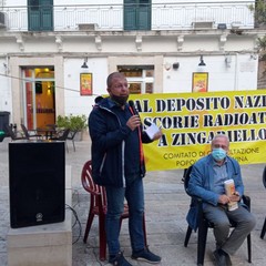 manifestazione in piazza comitato no Scorie