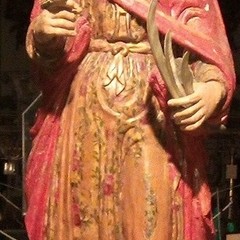 La storica statua di Santa Lucia