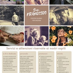 manifesto centro diurno per anziani San Francesco