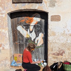 porte chiuse -street art