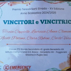 premio strada alla scuola Benedetto XIII