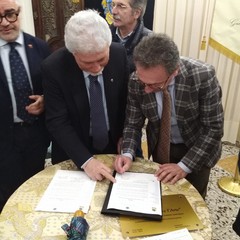 conferenza stampa ristrutturazione pinacoteca Fondazione Santomasi