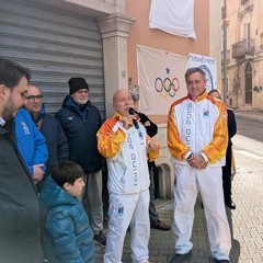 targa fiaccola olimpica