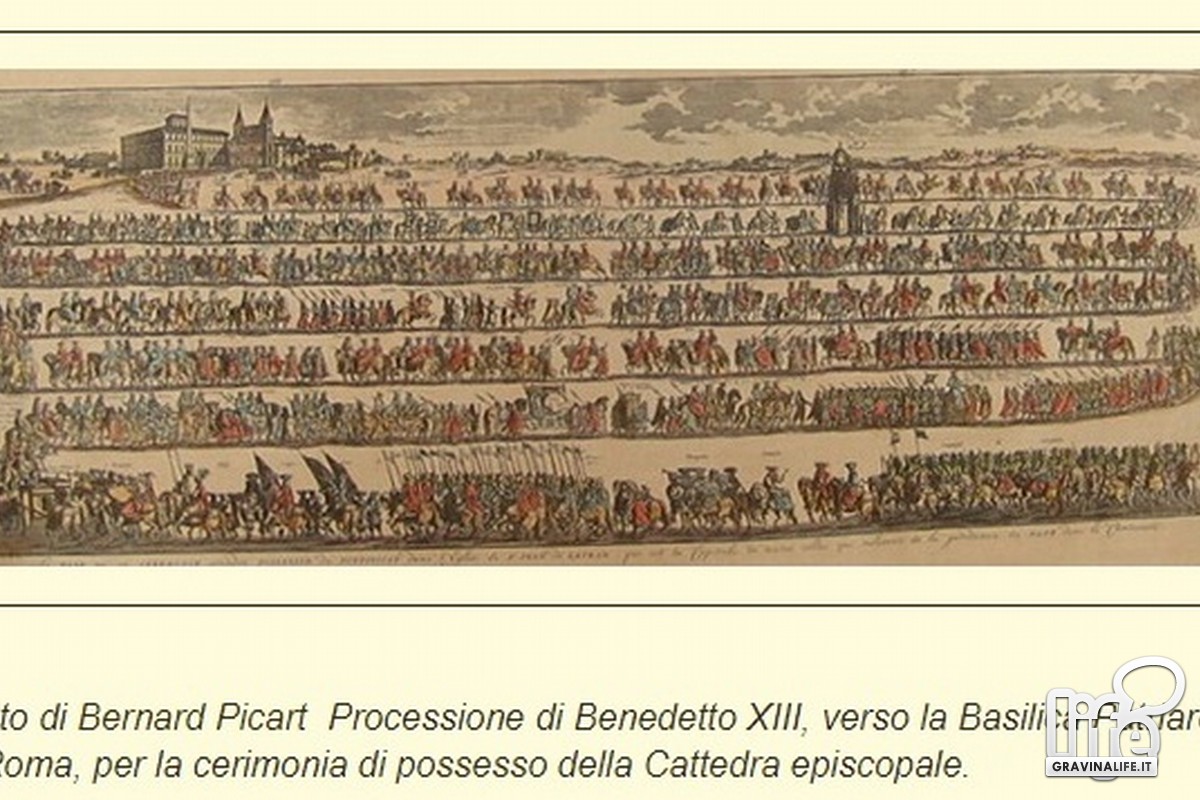 Dipinto di Bernard Picart Cavalcata verso San Giovanni in Laterano settembre Foto