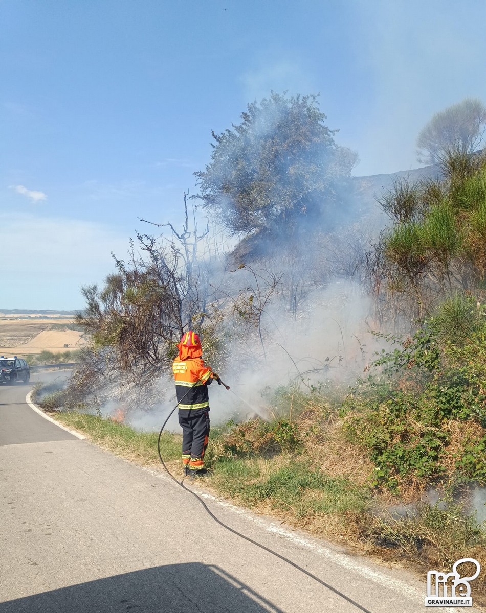 incendio c.da Zingariello 230726