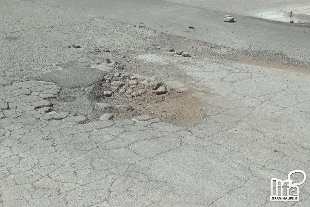 ireport strada dissestata