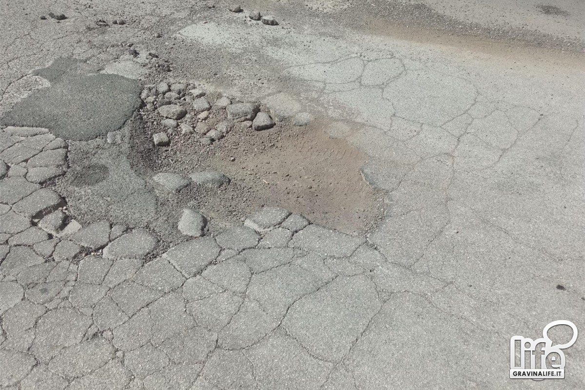 ireport strada dissestata