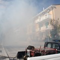 Nuovo incendio in pineta