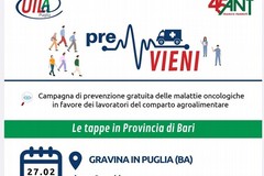 La campagna “preVieni” passa da Gravina