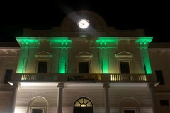 Neoplasie polmonari: Palazzo di Città si tinge di verde