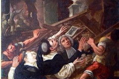 Cardinale Frà Vincenzo Maria Orsini uscito indenne dal terremoto di Benevento (1688)