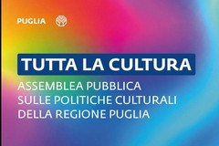 Regione Puglia: “Tutta la Cultura”, assemblea pubblica