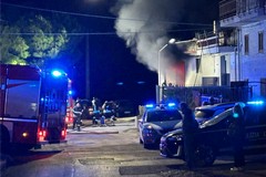 Incendio in un’autorimessa