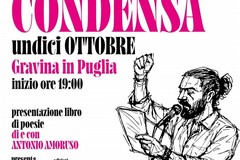 “Condensa”, libro di poesie di Antonio Amoruso