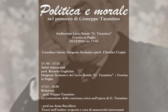A Gravina il Seminario-Convegno “Politica e morale nel pensiero di Giuseppe Tarantino”