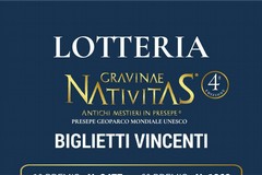 Lotteria Gravinae Nativitas, estratti i biglietti vincenti