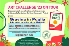 Le Big Bench in mostra a Gravina