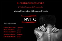 Il corpo che scompare: mostra fotografica di Lorenzo Ciaccia