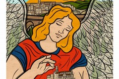 San Michele senza spada nell’illustrazione di Mangione