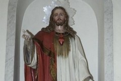 In ricordo della statua del Sacro Cuore di Gesù custodita nella chiesa di S. Agostino