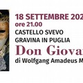 Il Don Giovanni di scena al Castello Svevo