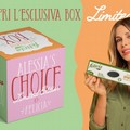 Nuova courtesy box Felicia “limited edition” scelta da Alessia Marcuzzi