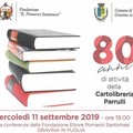 80 anni di vita per la cartolibreria Parrulli che festeggia con una iniziativa alla Fondazione Santomasi