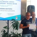 Gianni Matera tra le eccellenze dello sport pugliese