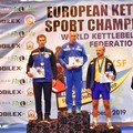 Kettlebell, Jaques du Plessis oro agli europei