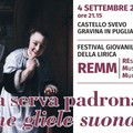 La “Serva Padrona” di Pergolesi al Castello Svevo