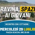 Il Network Giovani M5S Puglia in Piazza Scacchi