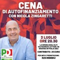 Zingaretti alla Cena di autofinanziamento del Pd