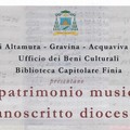 Alla Finia, presentazione del patrimonio musicale manoscritto diocesano