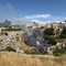 Incendio sul costone della Gravina