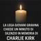 Un minuto di raccoglimento in memoria di Charlie Kirk