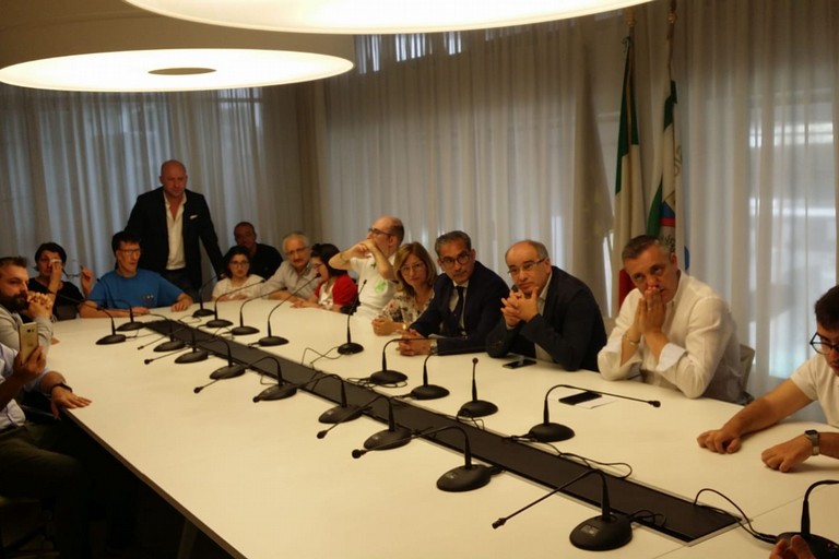 conferenza stampa assegni di cura