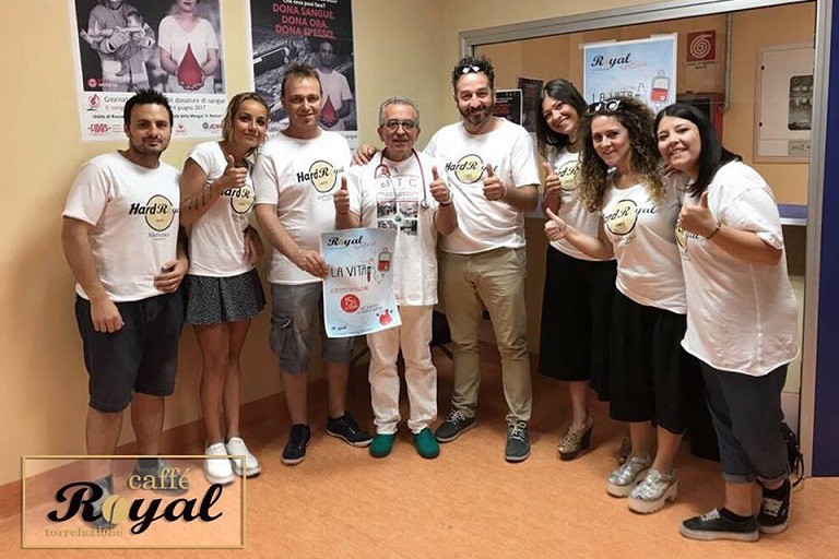Royal Caffé sostiene la vita e premia i donatori di sangue