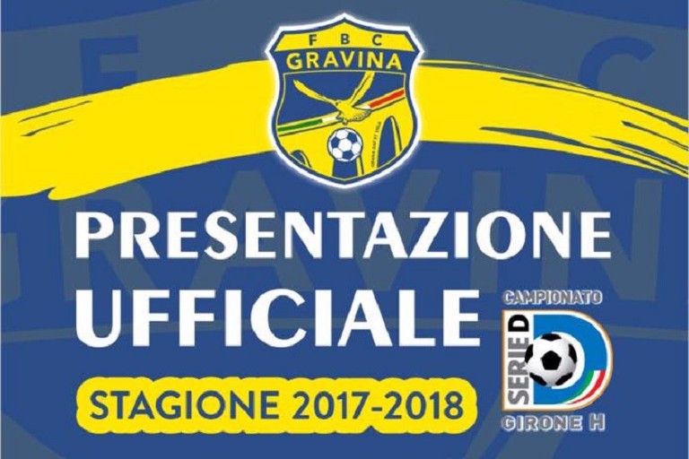 Presentazione FBC Gravina Campionato 2017/2018