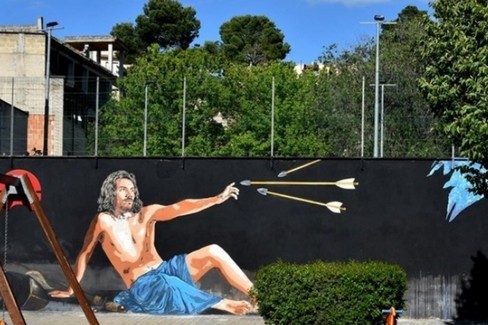 murales San Sebastiano