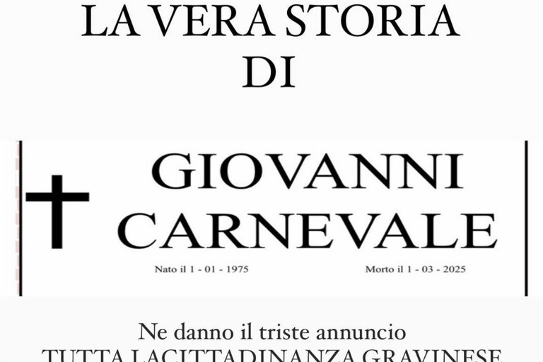 funerale giuann carnevale